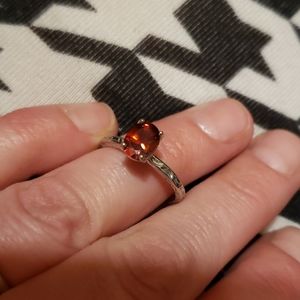 Beautiful garnet ring